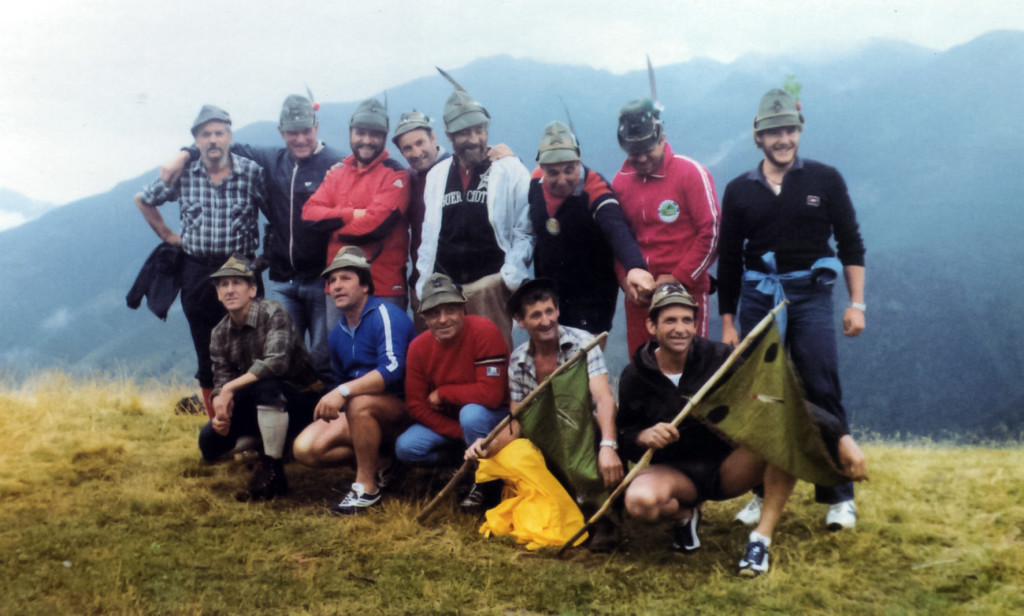 Partecipanti al raid San Bartolomeo - monte Bisbino
